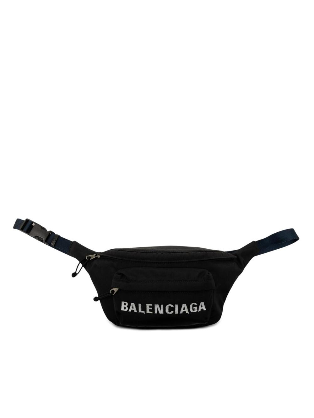 Balenciaga Small Nylon Logo Wheel Belt #347485B43B